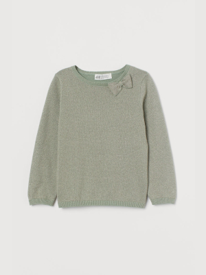 Fine-knit Cotton Sweater