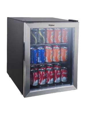 Whirlpool 2.7 Cu Ft Mini Refrigerator Beverage Center - Stainless Steel Jc-75nzy