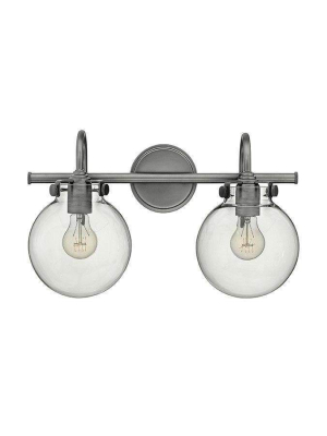 Bath Congress Bath Two Light Antique Nickel