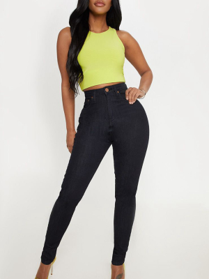 Shape Black High Waist Skinny Jean