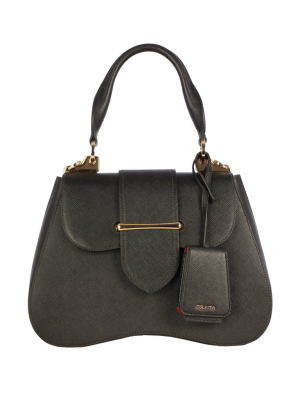 Prada Medium Sidonie Saffiano Shoulder Bag