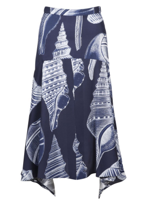 Stella Mccartney Graphic Print Midi Skirt