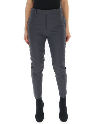 Rick Owens Slim Fit Cropped Trousers