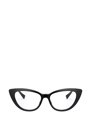 Versace Eyewear Cat-eye Frame Glasses