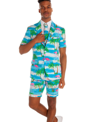 The Grand Cayman | Dinghy Flamingo Suit By Opposuits