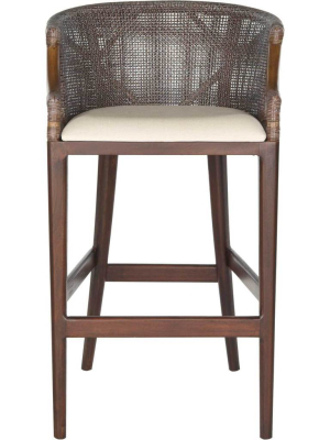 Braden Bar Stool Brown/ivory