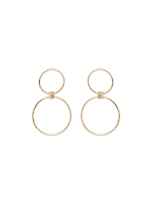 14k Mixed Circle Earrings