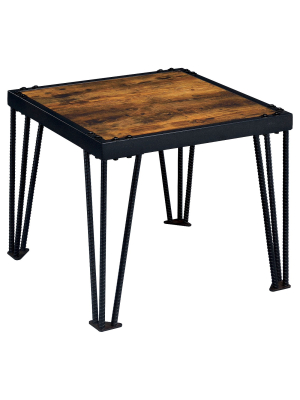 Carolin End Table Black - Iohomes