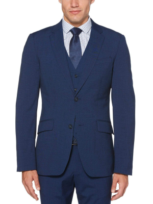 Slim Fit Stretch Textured Slub Suit Jacket