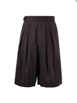 Moncler 1952 Pleated Knee-length Shorts