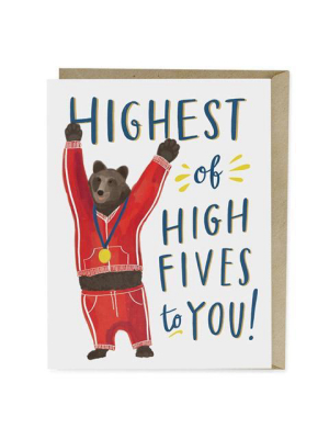 Highest Of High Fives Card