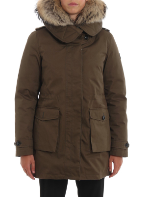 Woolrich Scarlett Reversible Hooded Parka Coat