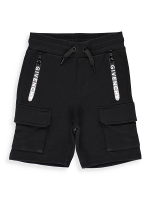 Givenchy Kids Logo Drawstring Shorts