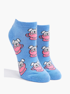 Koala Teacup Ankle Socks