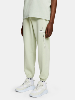 Sage Over Dye Independent Print Sweatpants