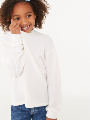 Girls Brushed Long Sleeve Top (kids)