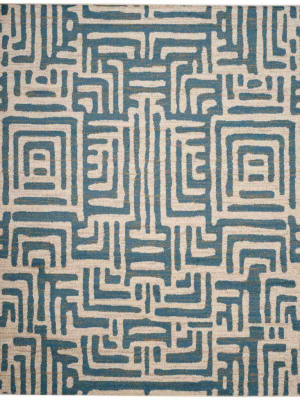 Amsterdam Ivory/light Blue Area Rug