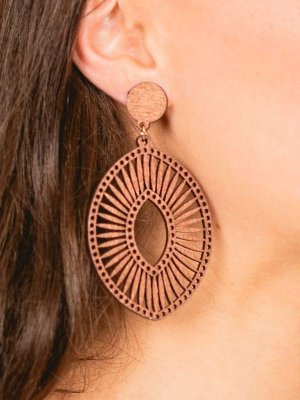 Rochelle Wood Earrings