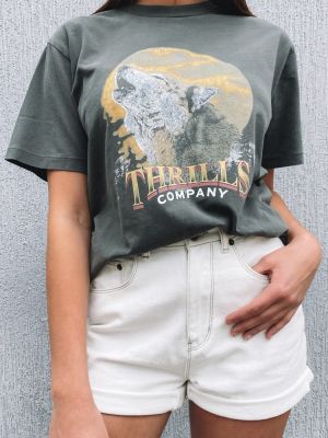 Thrills Howling Moon Merch Tee Merch Black