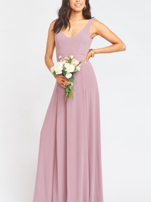 Jenn Maxi Dress ~ Antique Rose Chiffon