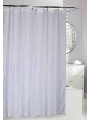 Sparkles Shower Curtain White/silver - Moda At Home