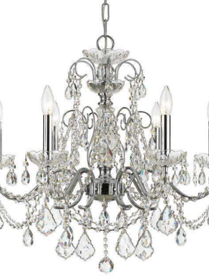 Imperial 6 Light Chrome Chandelier