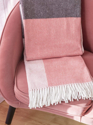 Riley Throw 127x178cm In Blush