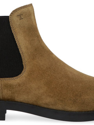 Tod's Round Toe Ankle Boots