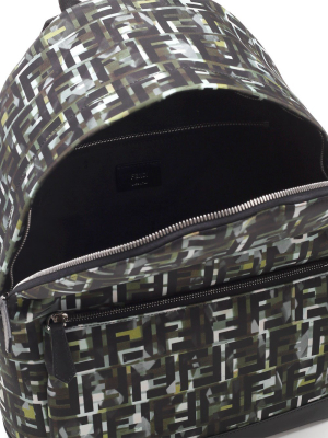 Fendi Ff Graphic Printed Backpack