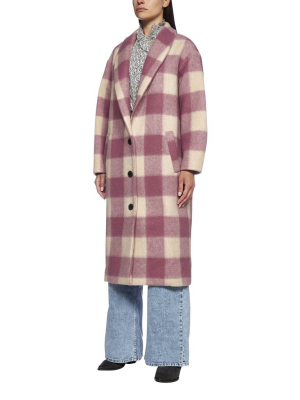 Isabel Marant Étoile Checked Midi Coat