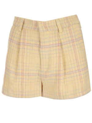 Isabel Marant Étoile Checked Shorts