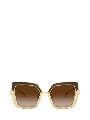 Dolce & Gabbana Eyewear Oversized Square Frame Sunglasses