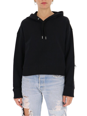 Red Valentino Tulle-embellished Hoodie