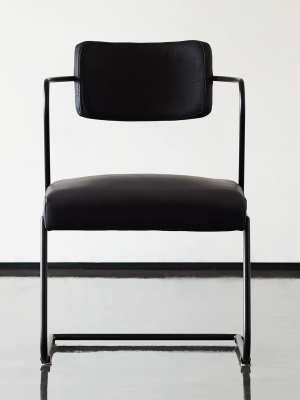 Gaff Metal Frame Chair Black