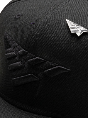 Paper Planes Blackout Crown Fitted - Black/black