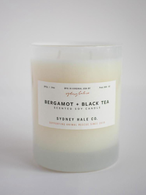 Bergamot + Black Tea Soy Candle