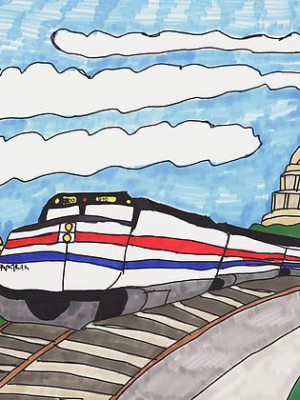 Washington, D.c.: Amtrak And The Capitol Building