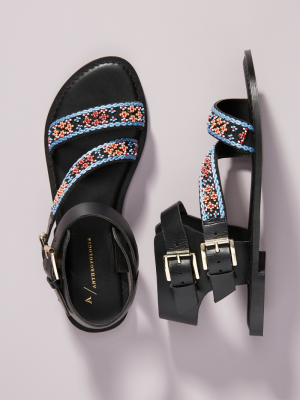 Leigh Beaded Sandals