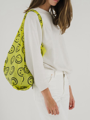 Baggu Standard Reusable Bag - Yellow Happy