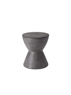 Logan End Table- Anthracite Grey