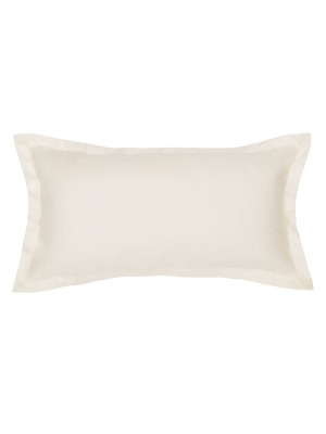 Peninsula Cream Throw Pillow