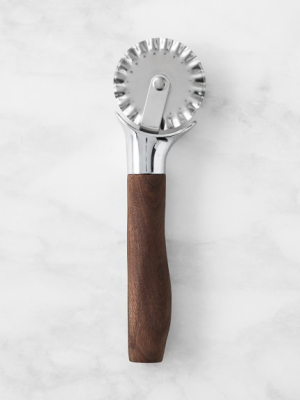 Williams Sonoma Walnut Fluted Pastry Cutter