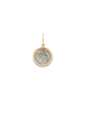 Saint Christopher Etching Charm, Small