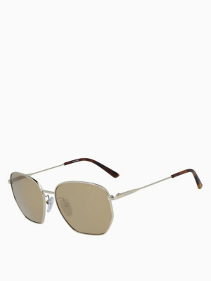 Unisex Matte Rectangular Sunglasses
