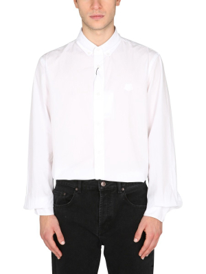 Kenzo Tiger Detailed Buttoned Shirt