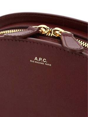 A.p.c. Mini Demi Lune Crossbody Bag