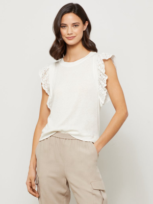 Eyelet Lace Top