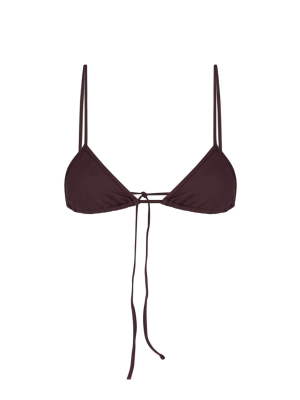 The Attico Triangle Bikini Top