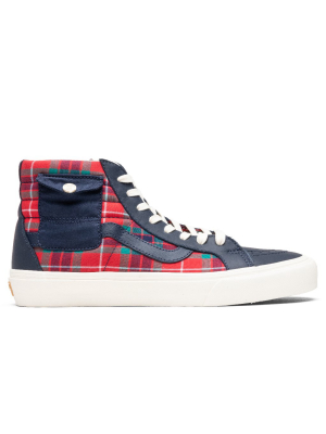 Vans Vault X Baracuta Sk8-hi Pocket Vlt Lx - Dress Blues/tartan Plaid