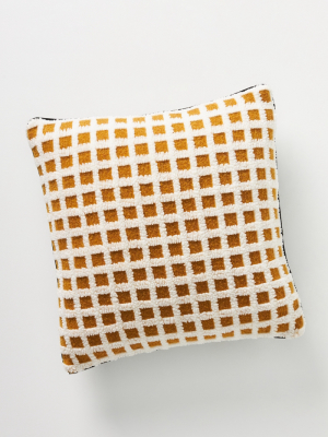 Sherpa Grid Pillow